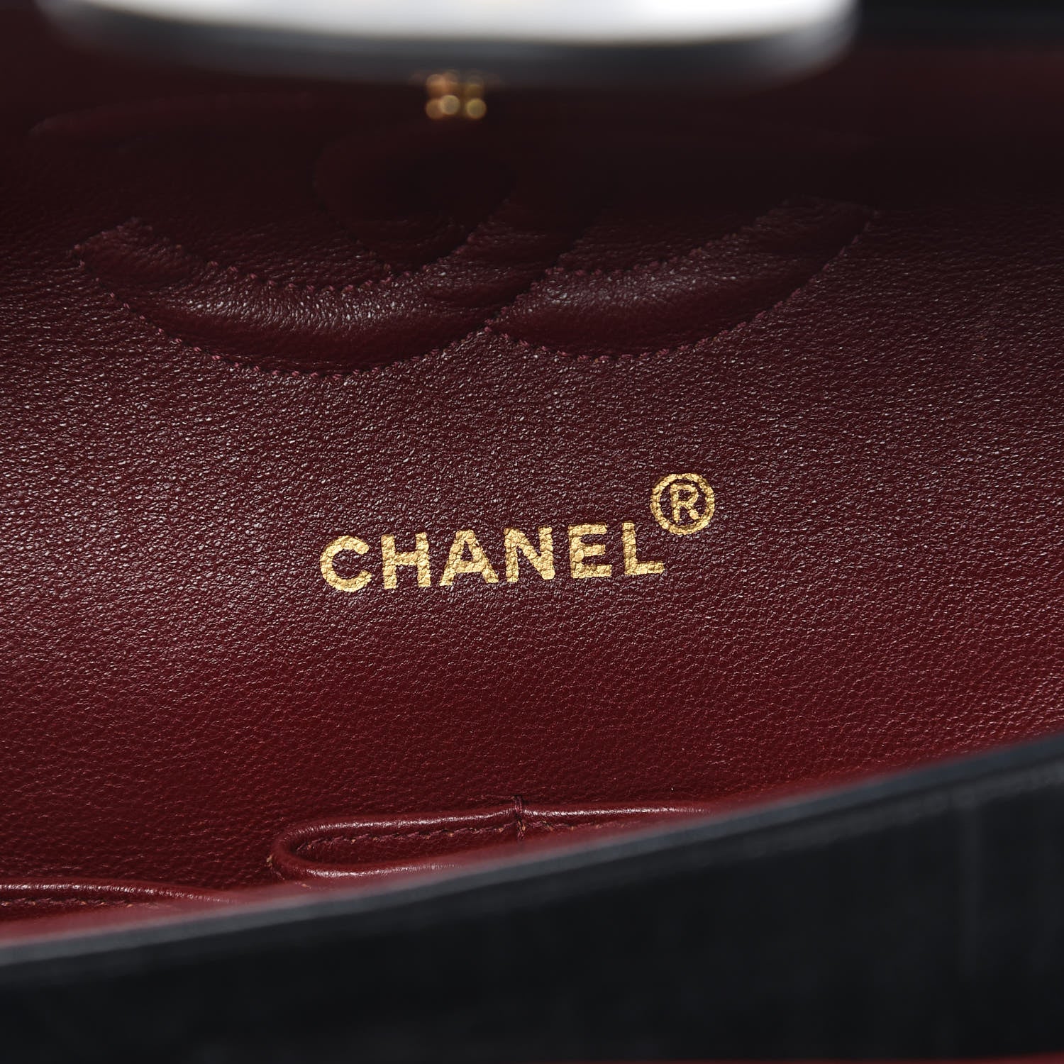 Chanel Lambskin Quilted Medium Double Flap Black 8 of 30