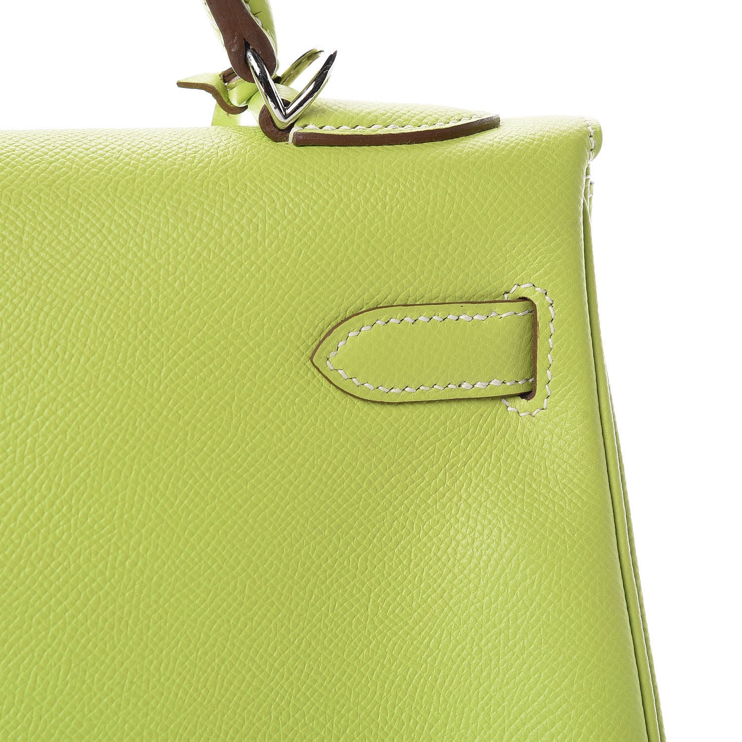 Hermes Epsom Candy Kelly Retourne 32 Kiwi Lichen 14 of 39