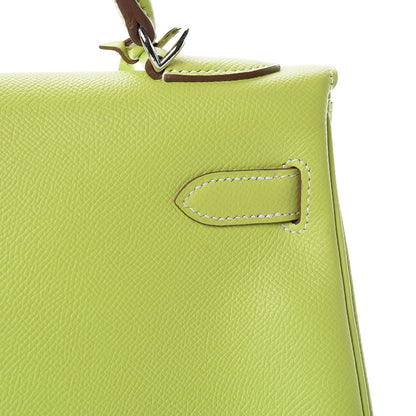 Hermes Epsom Candy Kelly Retourne 32 Kiwi Lichen 14 of 39