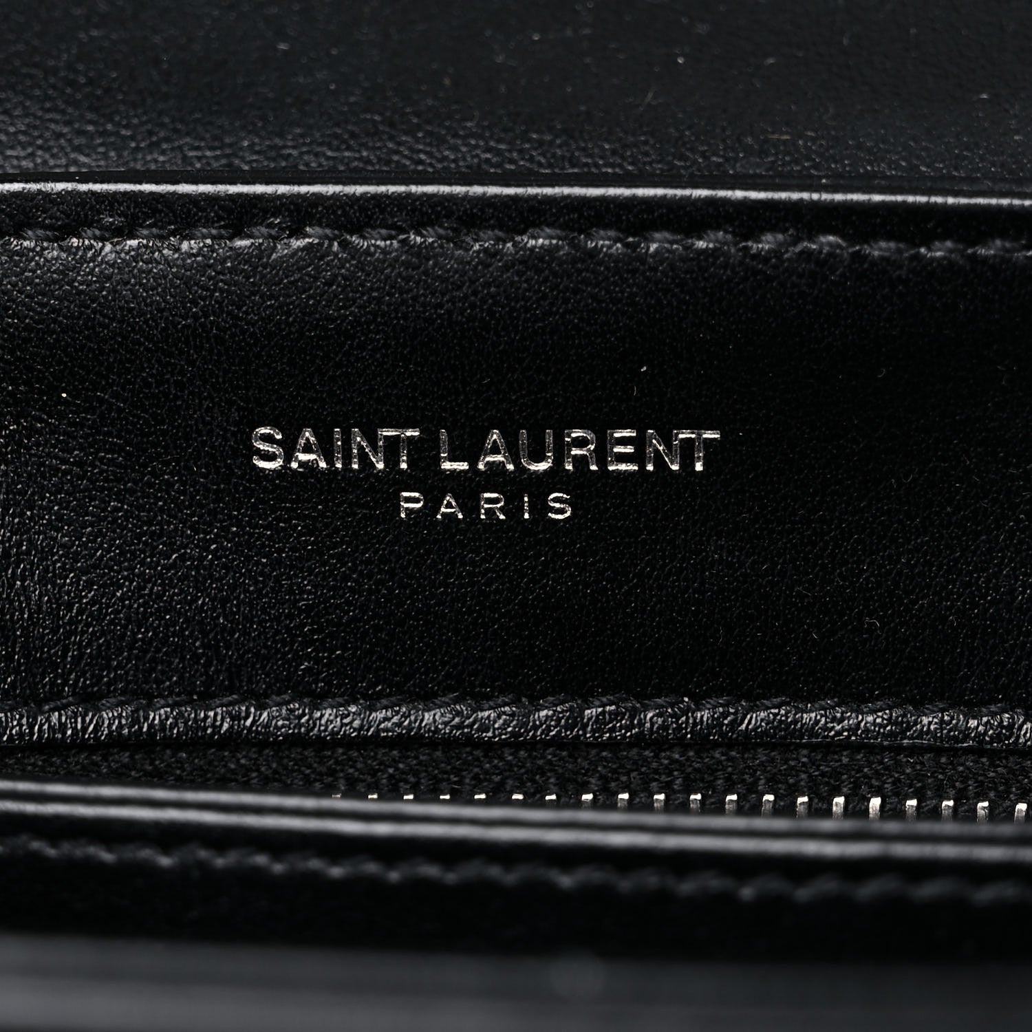 Saint Laurent Calfskin Y Quilted Monogram Toy Loulou Crossbody Bag Black 6 of 12