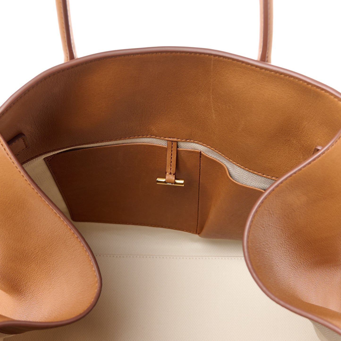 Polished Saddle Calfskin Soft Margaux 15 Cuir