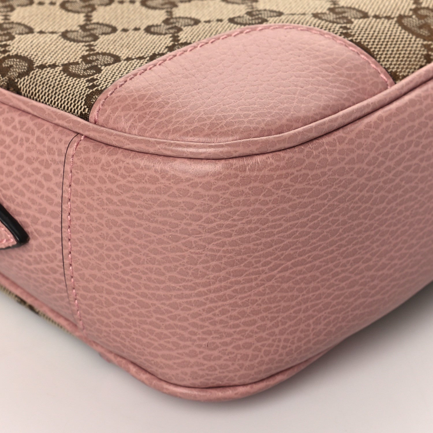 Gucci Monogram Mini Bree Messenger Bag Beige Soft Pink 10 of 12