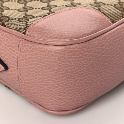 Gucci Monogram Mini Bree Messenger Bag Beige Soft Pink 10 of 12