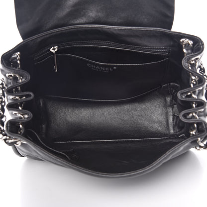 Chanel Calfskin Diagonal Ligne Flap Black 5 of 14