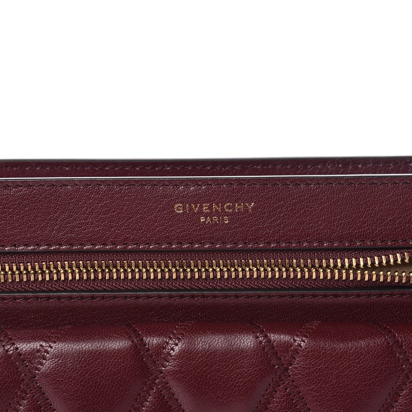 Goatskin Diamond Quilted Pocket Crossbody Aubergine