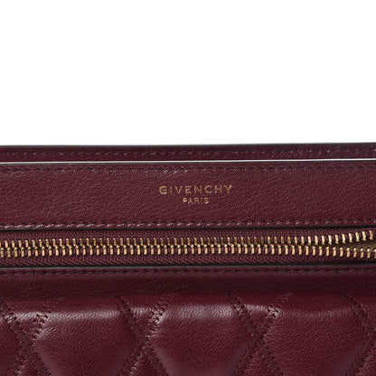 Givenchy Goatskin Diamond Quilted Pocket Crossbody Aubergine 8 of 10