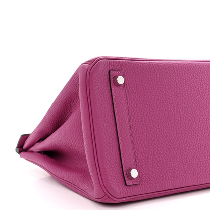 Hermes Togo Birkin 30 Rose Pourpre 9 of 11