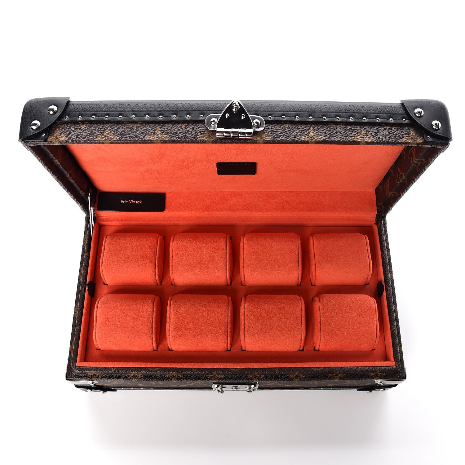 Louis Vuitton Monogram Coffret 8 Watch Case Black 7 of 11
