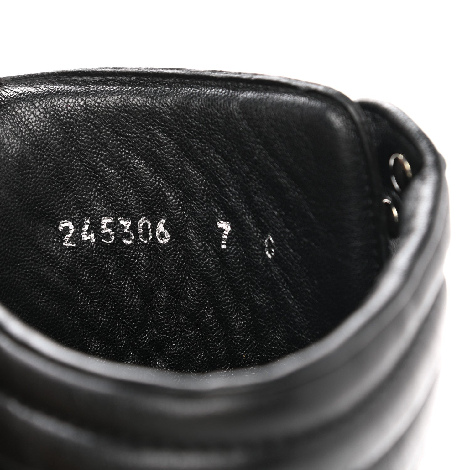 Gucci Guccissima Web High Top Sneakers 7 Black 8 of 8