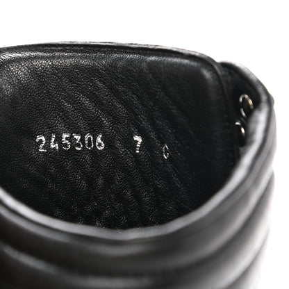 Gucci Guccissima Web High Top Sneakers 7 Black 8 of 8