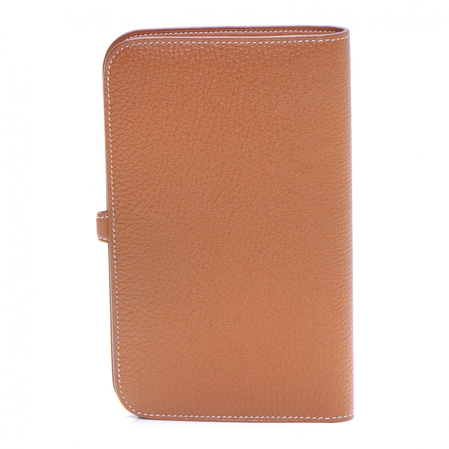 Hermes Taurillon Clemence Dogon Combined Wallet Gold 3 of 7