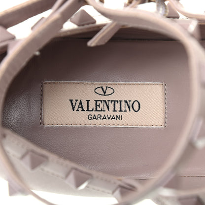 Valentino Garavani Nappa Rockstud Cage Ballerina Flats 39 Poudre 8 of 8