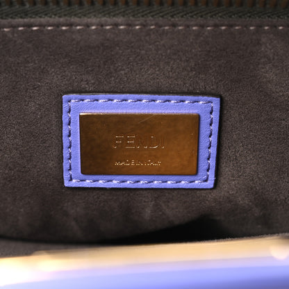 Fendi Vitello Seta Medium Peekaboo Iconic Satchel Viola Cassis 6 of 10