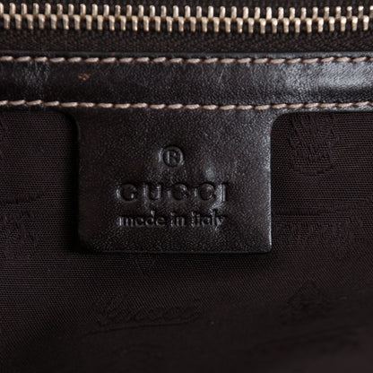 Gucci Monogram Vintage Web Large Tassel Tote Brown 6 of 9