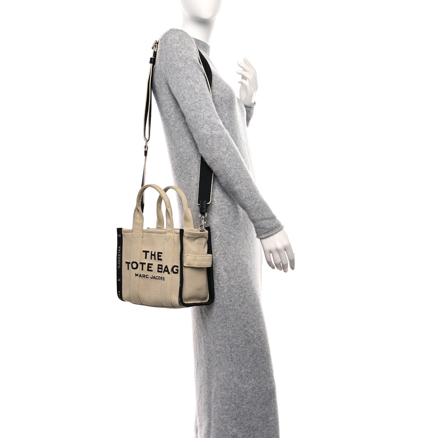 Marc Jacobs Jacquard Small The Traveler Tote Bag Warm Sand 3 of 10