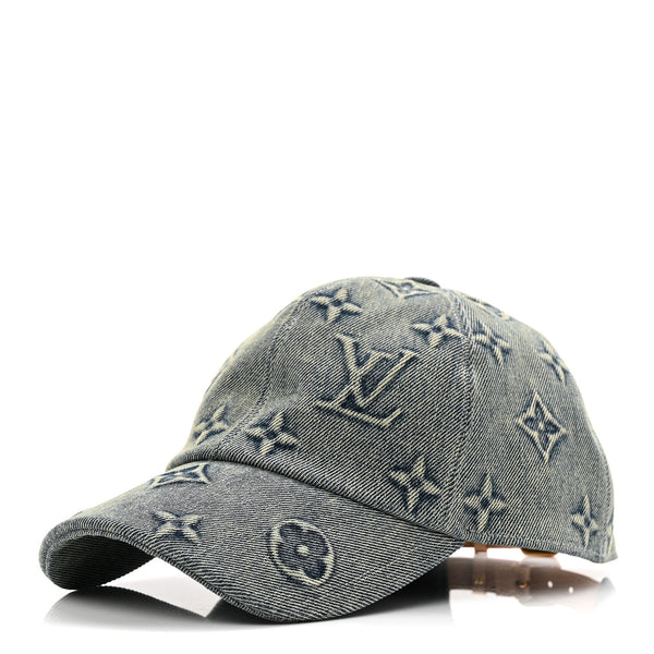 Louis Vuitton Monogram Washed Denim Cap L Blue 1872623 – FASHIONPHILE