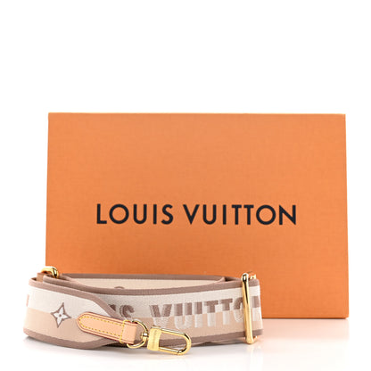 Louis Vuitton Jacquard Speedy Bandouliere 20 Shoulder Strap Beige 4 of 4
