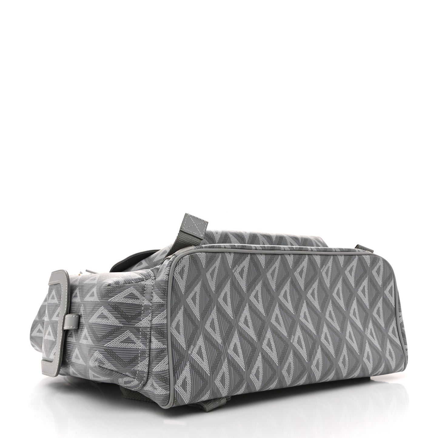 Coated Canvas CD Diamond Large Hit The Road Backpack Gray