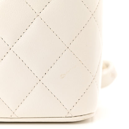Chanel Lambskin Quilted Punk Essentials Vanity Case With Chain White 12 of 12