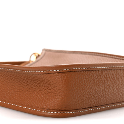 Hermes Taurillon Clemence Evelyne TPM Gold 9 of 11