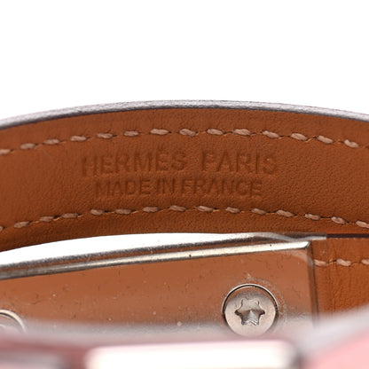 Hermes Swift Rivale Double Tour Bracelet T2 Rose Sakura 4 of 5