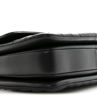 Chanel Lambskin Chevron Quilted Medium Trendy CC Dual Handle Flap Bag Black 9 of 11