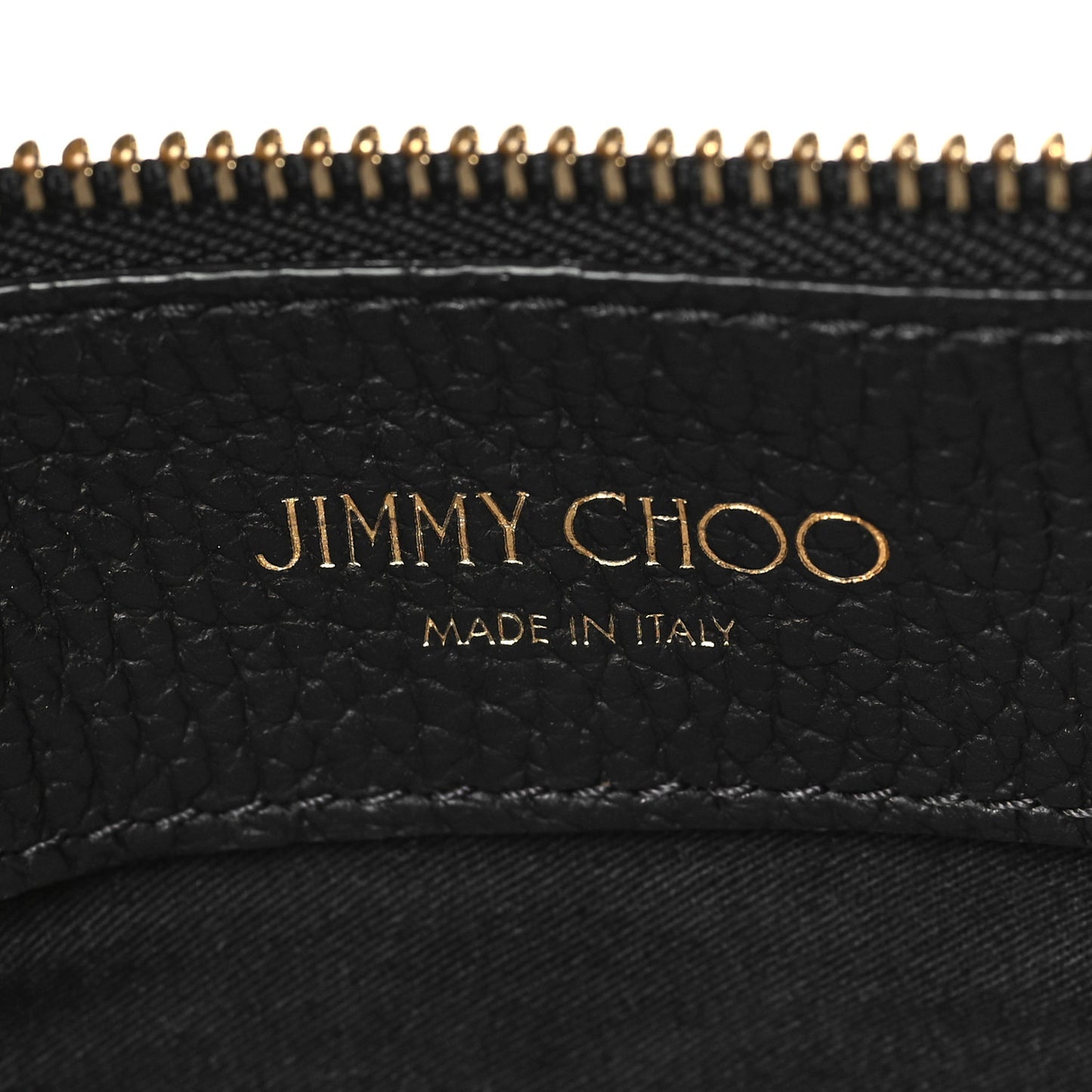 Grainy Calfskin Star Studded Bria Tote Black