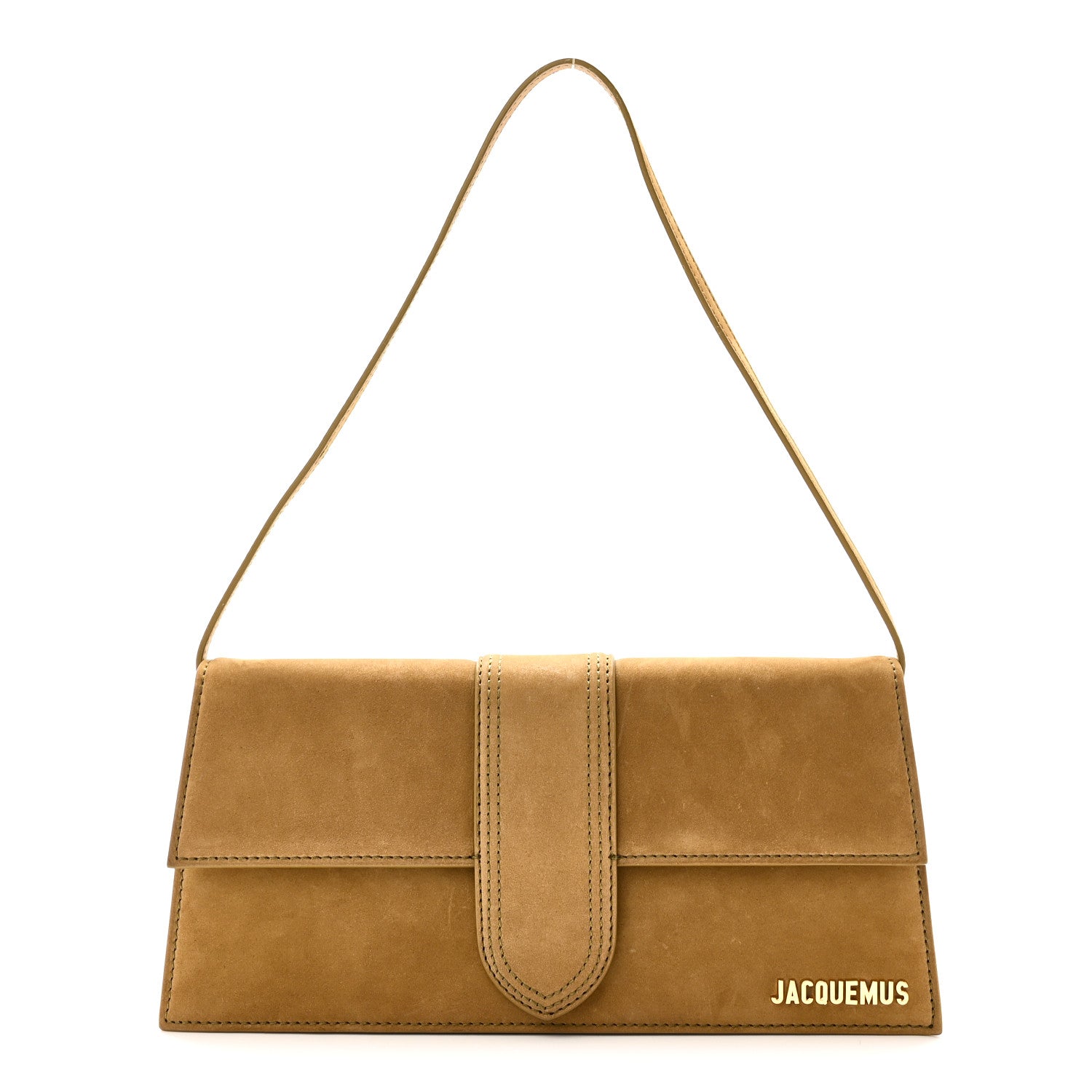 Jacquemus Suede Le Bambino Long Light Khaki 1 of 9