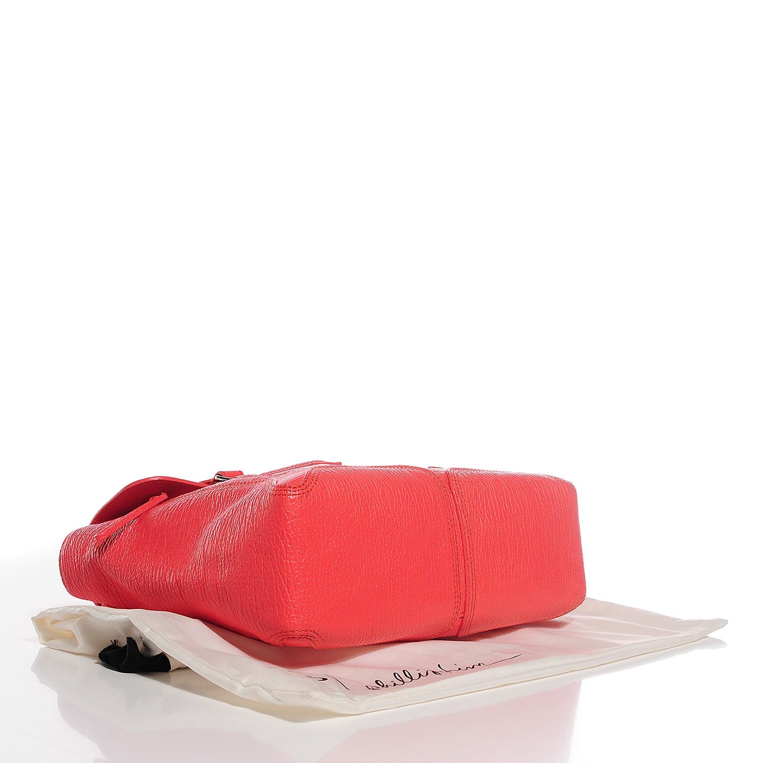 3.1 Phillip Lim 3.1 Textured Calfskin Medium Pashli Satchel Coral 4 of 13