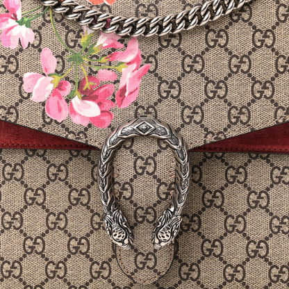 Gucci GG Supreme Monogram Blooms Medium Dionysus Shoulder Bag Beige Multicolor Dry Rose 9 of 11