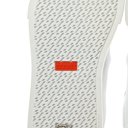 Hermes Calfskin Day Sneakers 39 White 6 of 9