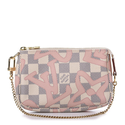 Louis Vuitton Damier Azur Tahitienne Mini Pochette Accessories 1 of 10