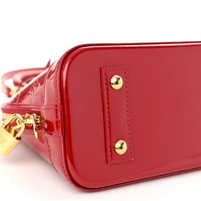 Louis Vuitton Vernis Alma BB Pomme D'Amour 8 of 9