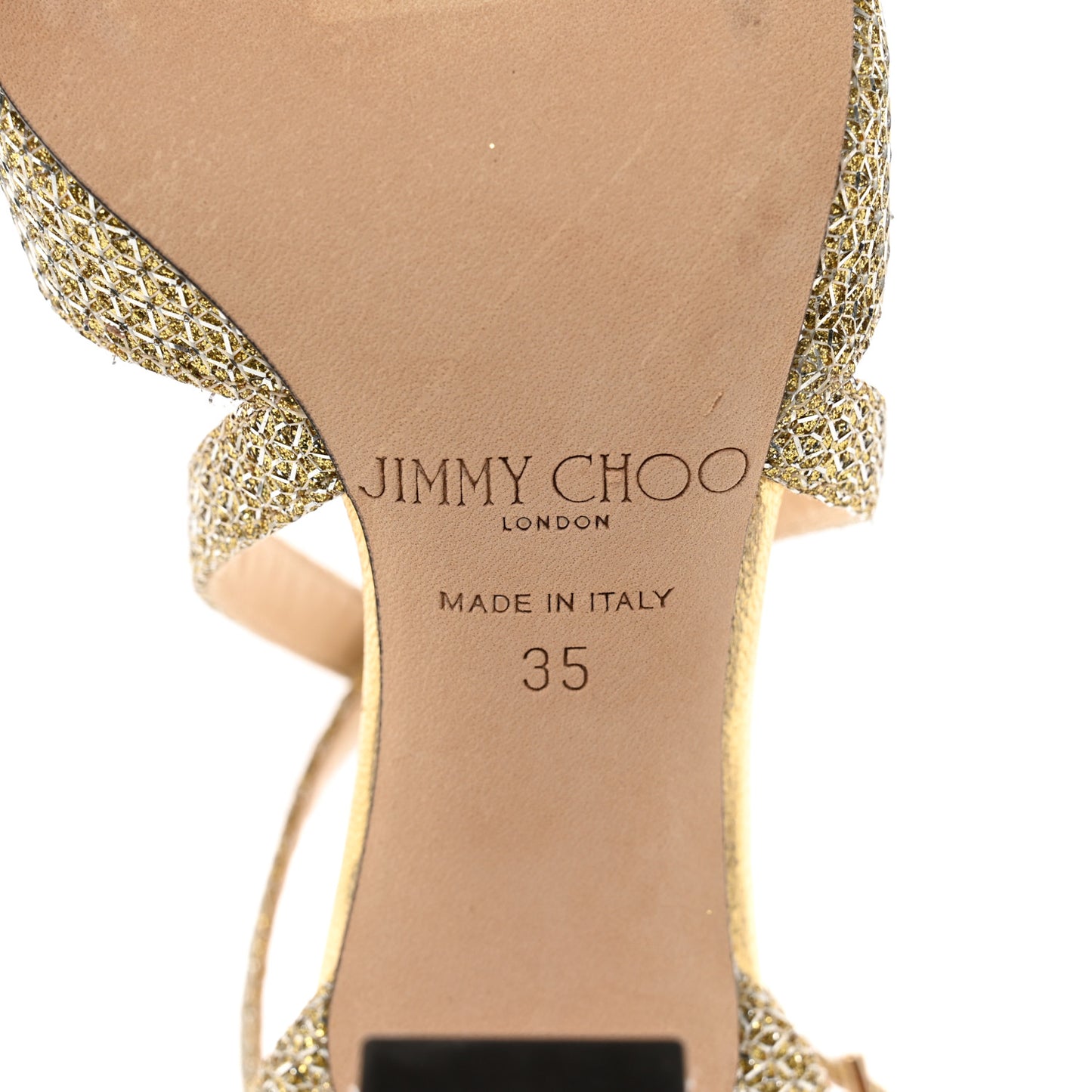 Glitter Carrie 85 Sandals 35 Gold