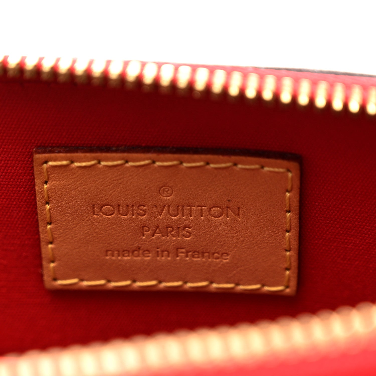 Louis Vuitton Vernis Alma BB Pomme D'Amour 6 of 10