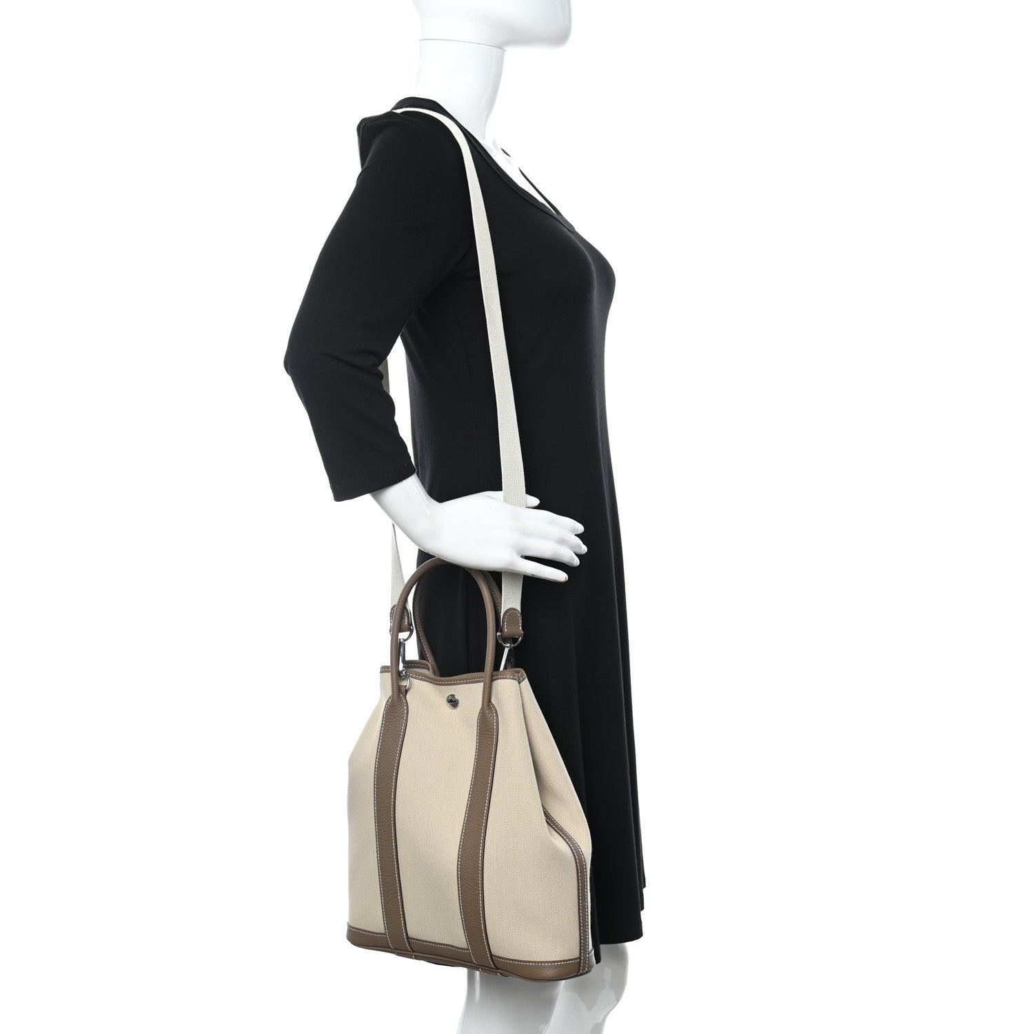 Hermes Toile H Negonda Garden File 28 Etoupe 2 of 11
