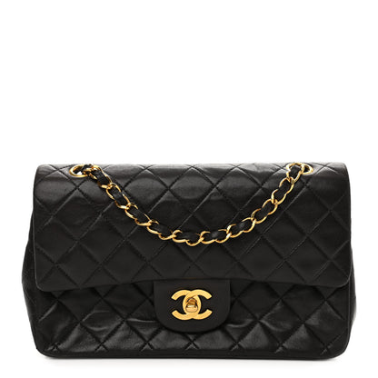 Chanel Lambskin Quilted Small Double Flap Black 1 of 14