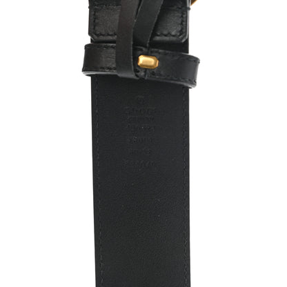 Gucci Calfskin Double G 40mm Belt 80 32 Black 3 of 5
