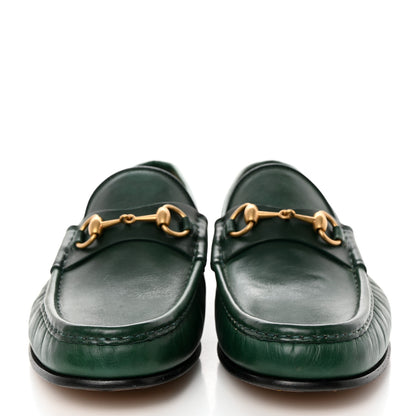 Gucci Calfskin Granada Kid Mens 1953 Horsebit Loafers 9 Vintage Green 2 of 7
