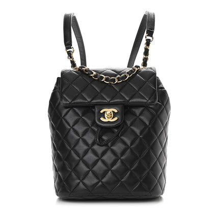 Chanel Lambskin Quilted Mini Urban Spirit Backpack Black 1 of 16