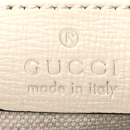 Gucci GG Supreme Monogram Web Mini Horsebit 1955 Shoulder Bag Beige Mystic White 6 of 11