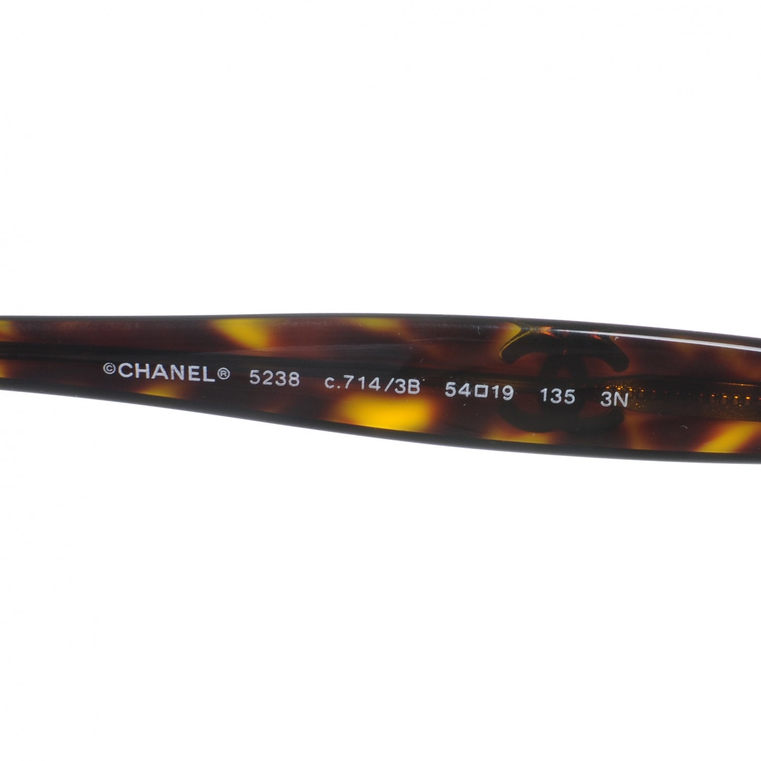 Chanel Tortoise Shell CC Sunglasses 5238 4 of 6