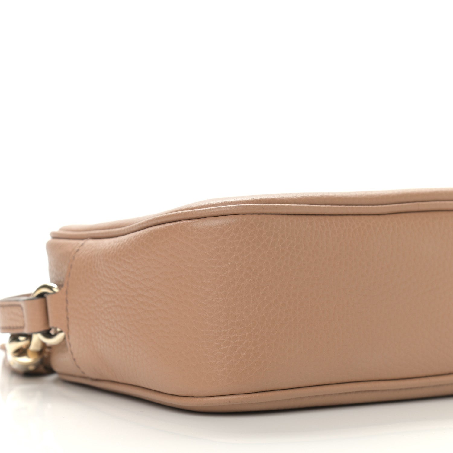 Gucci Pebbled Calfskin Small Soho Disco Bag Camelia 9 of 12