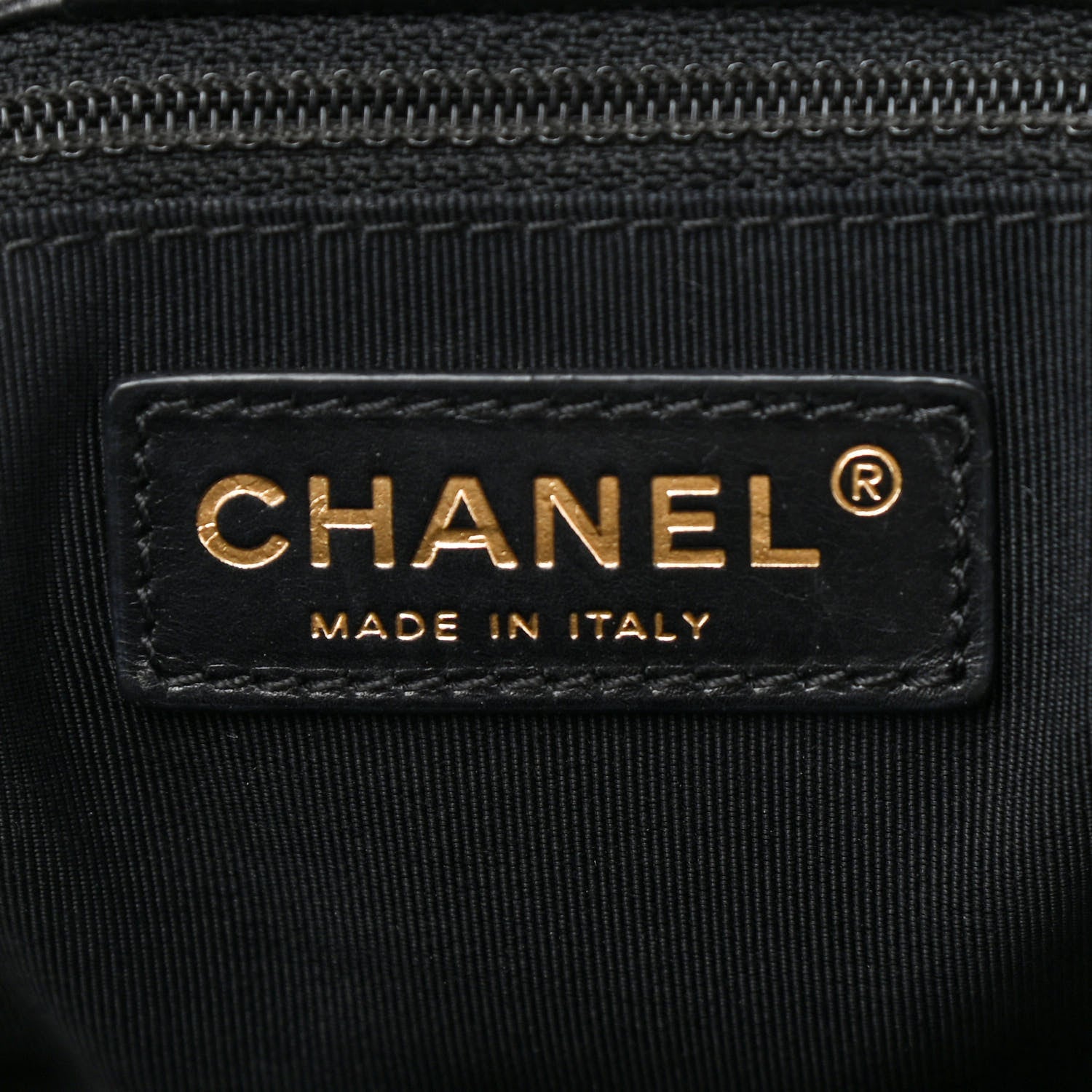 Chanel Calfskin Cerf Executive Shopper Tote Black 8 of 17