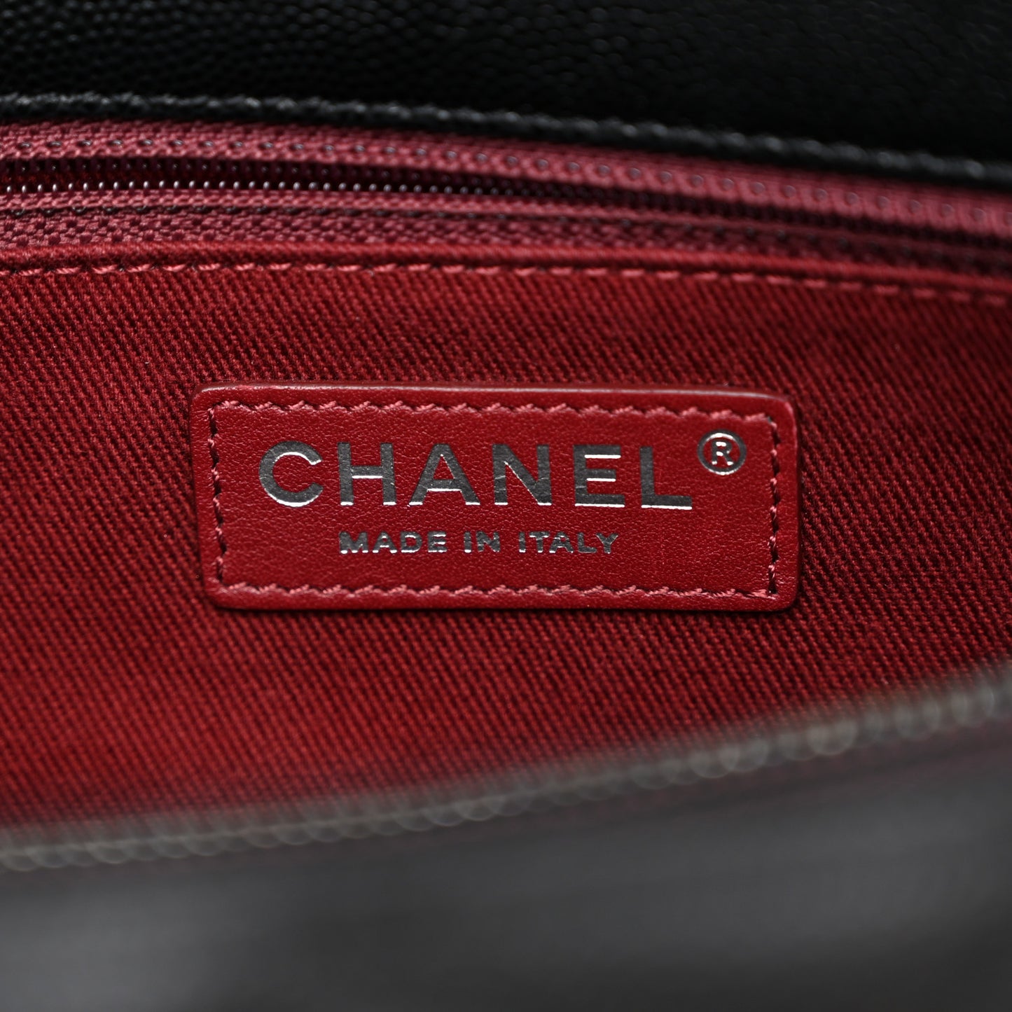 Caviar Quilted Medium Coco Handle Flap Black