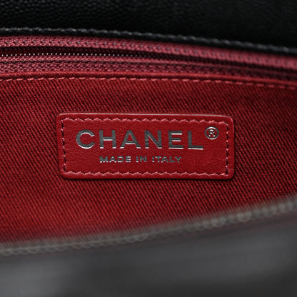 Chanel Caviar Quilted Medium Coco Handle Flap Black 6 of 10