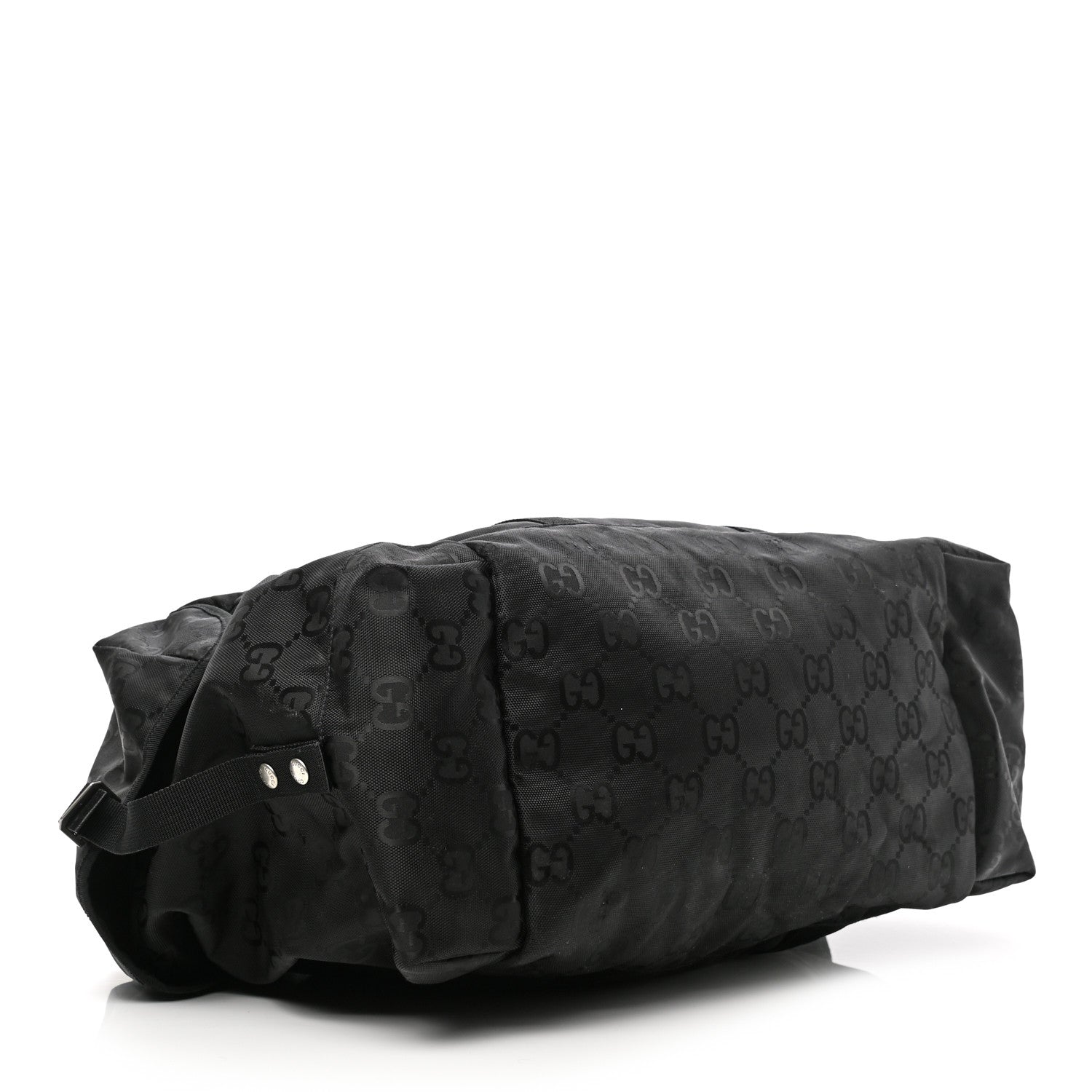 Gucci Econyl Nylon Monogram Off The Grid Duffle Bag Black 3 of 11
