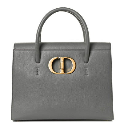 Christian Dior Grained Calfskin Large St. Honore Tote Grey 1 of 10