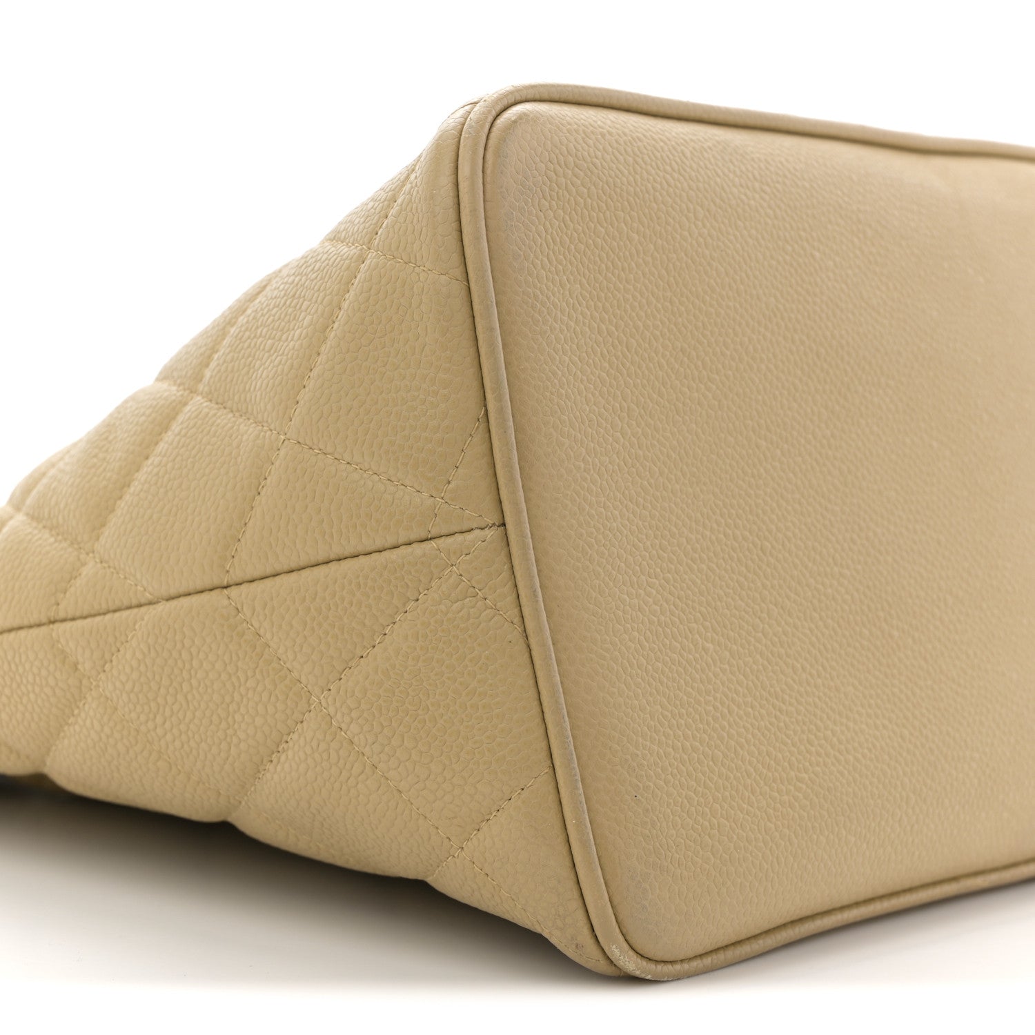Chanel Caviar Quilted Medallion Tote Beige 9 of 13