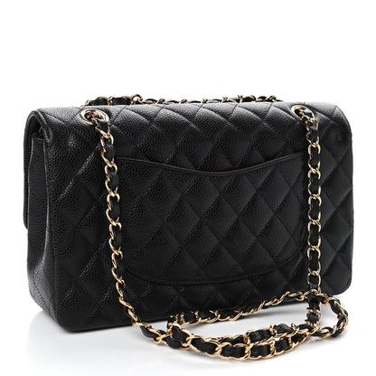 Chanel Caviar Quilted Medium Double Flap Black 2 of 4
